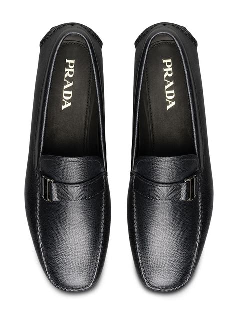 prada saffiano driving shoes|prada men shoes.